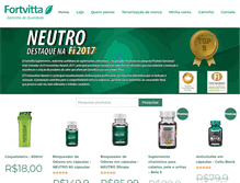 Tablet Screenshot of fortvitta.com.br